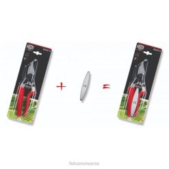 foarfece | N604M36 Felco 15 + 903 foarfecă de tăiat cu o singură mână - bypass - ergonomică - dimensiuni mici - instrument de ascuțit mâner rotativ - ascuțitor
